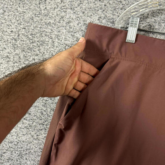 Athleta Women's Plus Size 22 Terracotta Red Polyester Brooklyn Ankle Pants - Picture 8 of 11